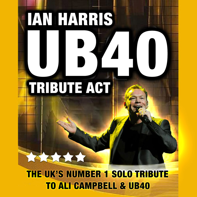 Ali Campbell and UB40 solo tribute Ian Harris provides a performance like no other, performing over 2 hours of classic UB40 songs spanning 3 decades.
