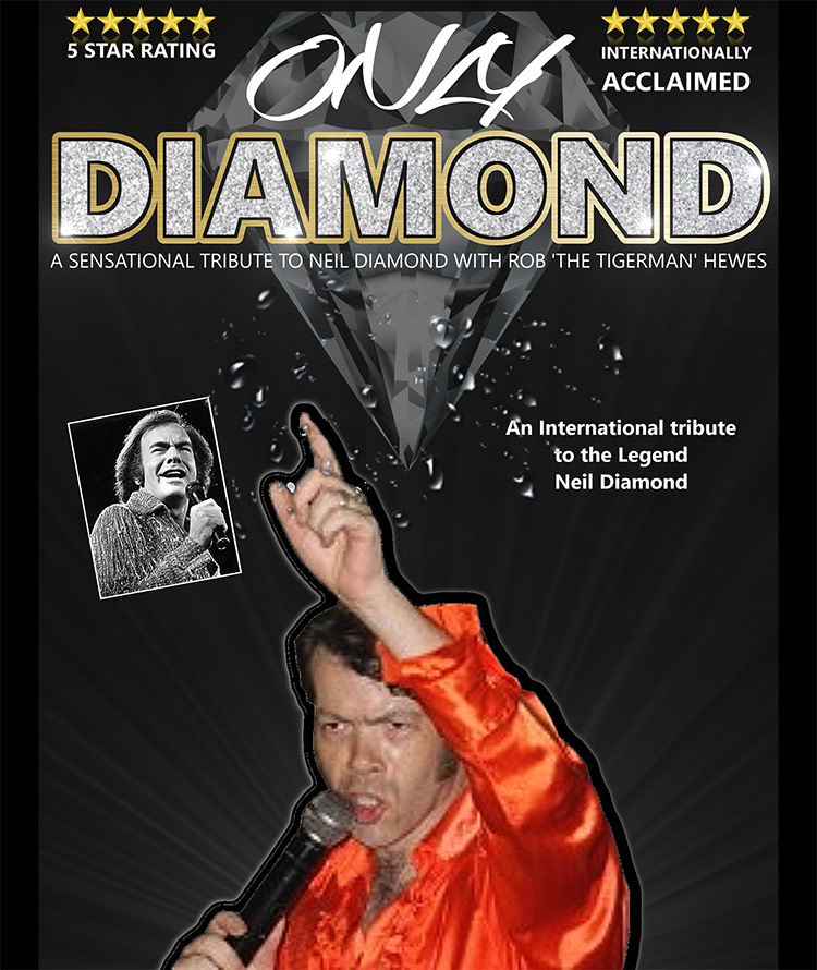 Neil Diamond by Rob 'Tigerman' Hewes