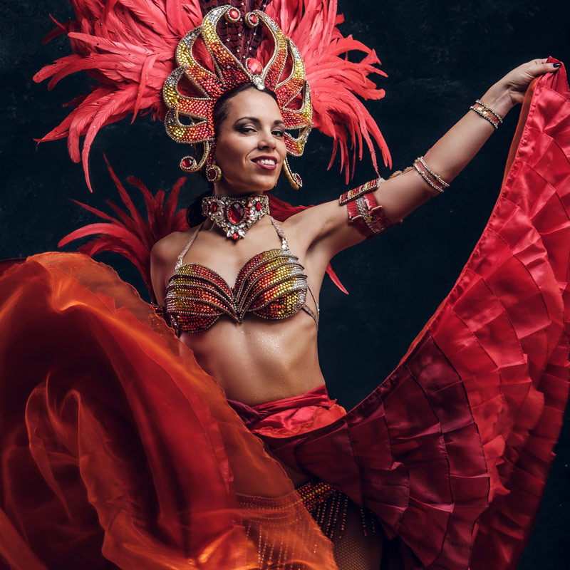 samba dancers for hire Midlands UK