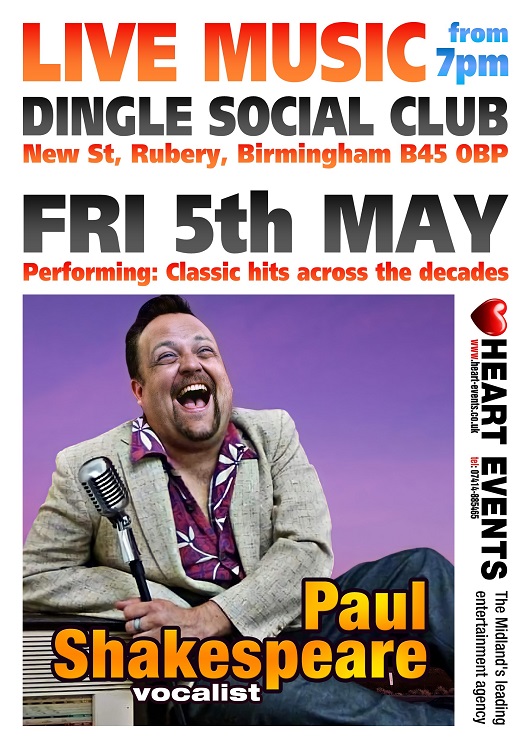 5 May 2023 - Dingle Social Club - Paul Shakespeare